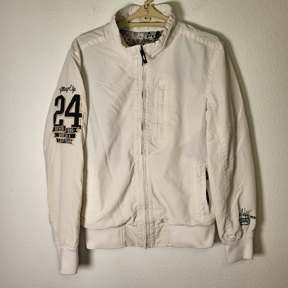Ecko Unlimited X 123Klan "The Exhibit" Varsity Style Jacket size Small